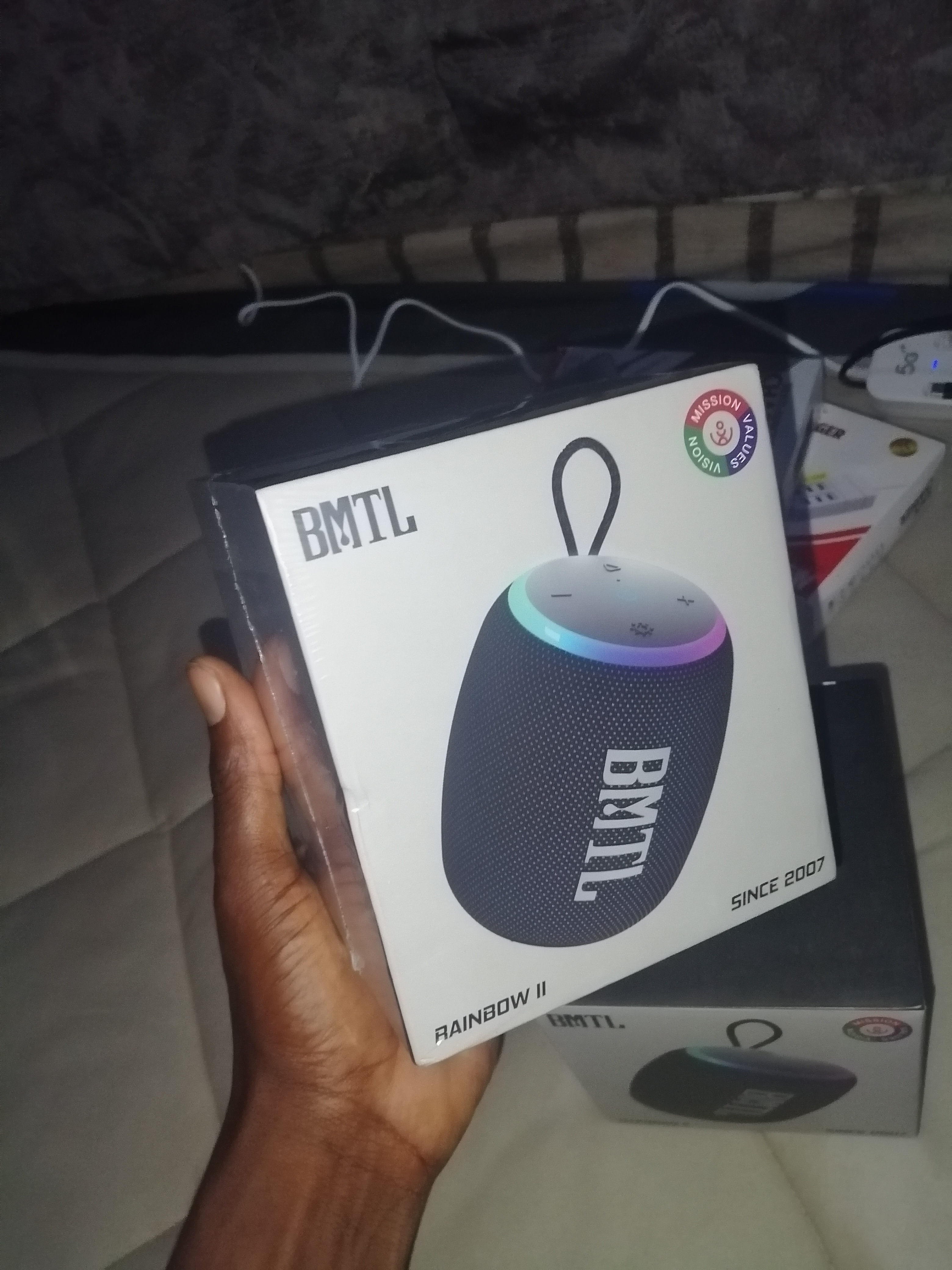 BMTL Rainbow II Portable Bluetooth Speaker with RGB LED