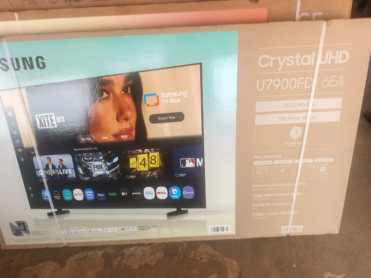 Samsung 65" Crystal UHD 4K Smart TV U7900FD (2025 Model)