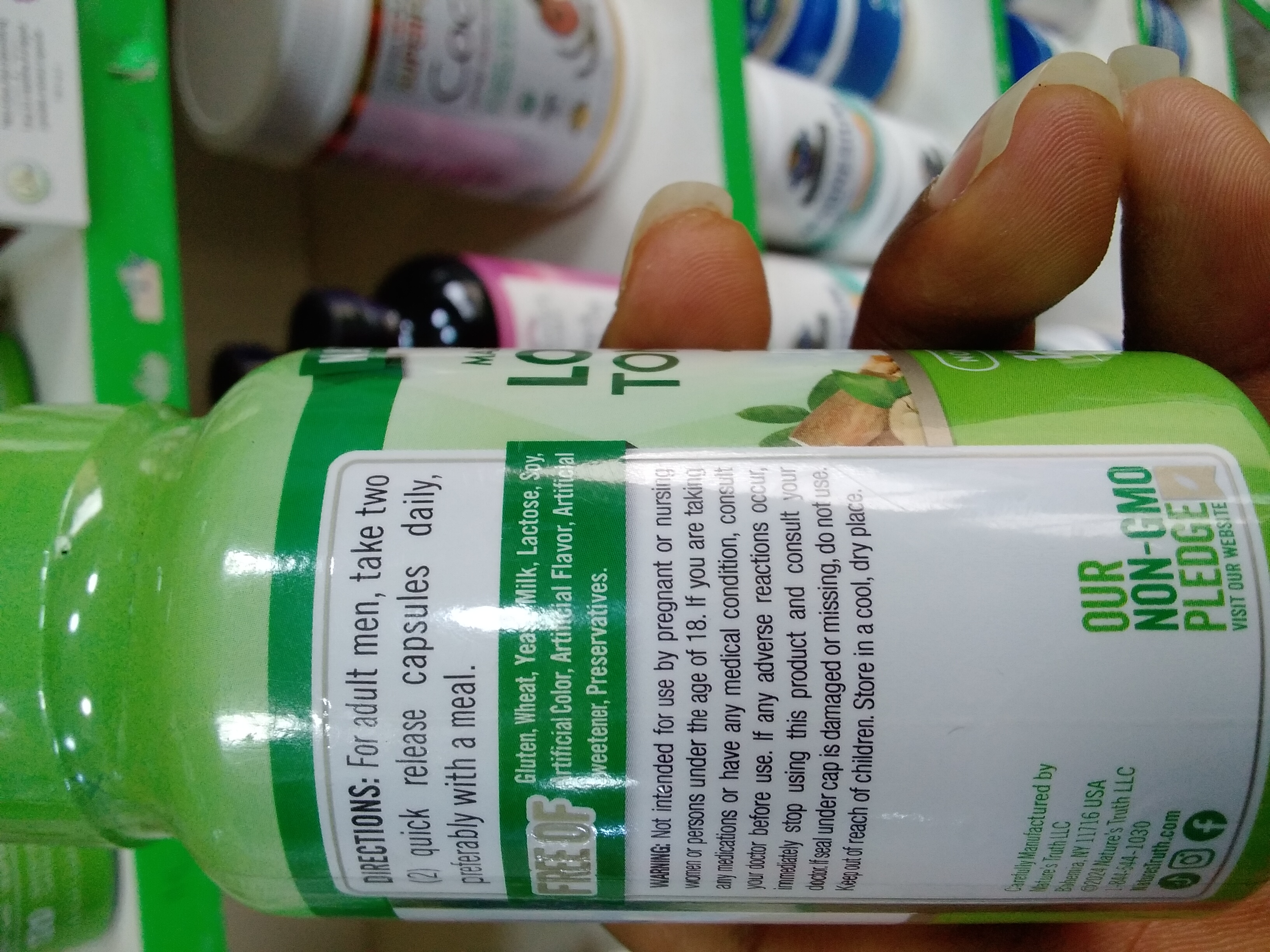 Nature's Truth Longjack Tongkat Ali 1600mg 120 Caps