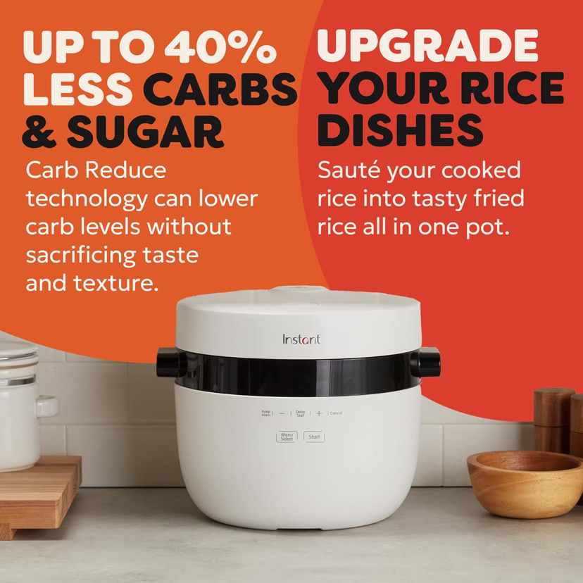 Instant Pot Electric Rice Cooker Steamer, 2.8l (12 Cup