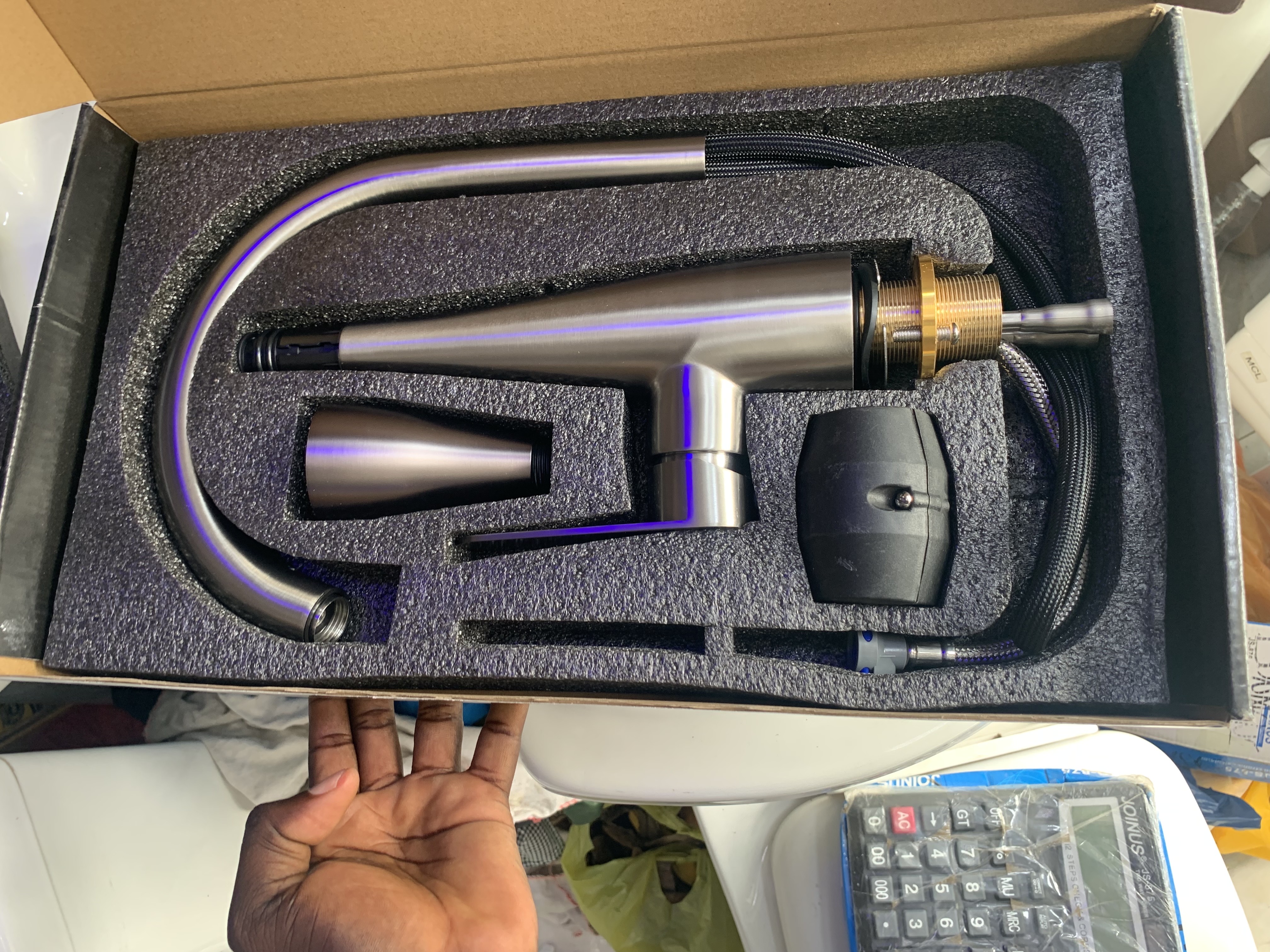 European pull out sink tap_Kitchen sink tap complete