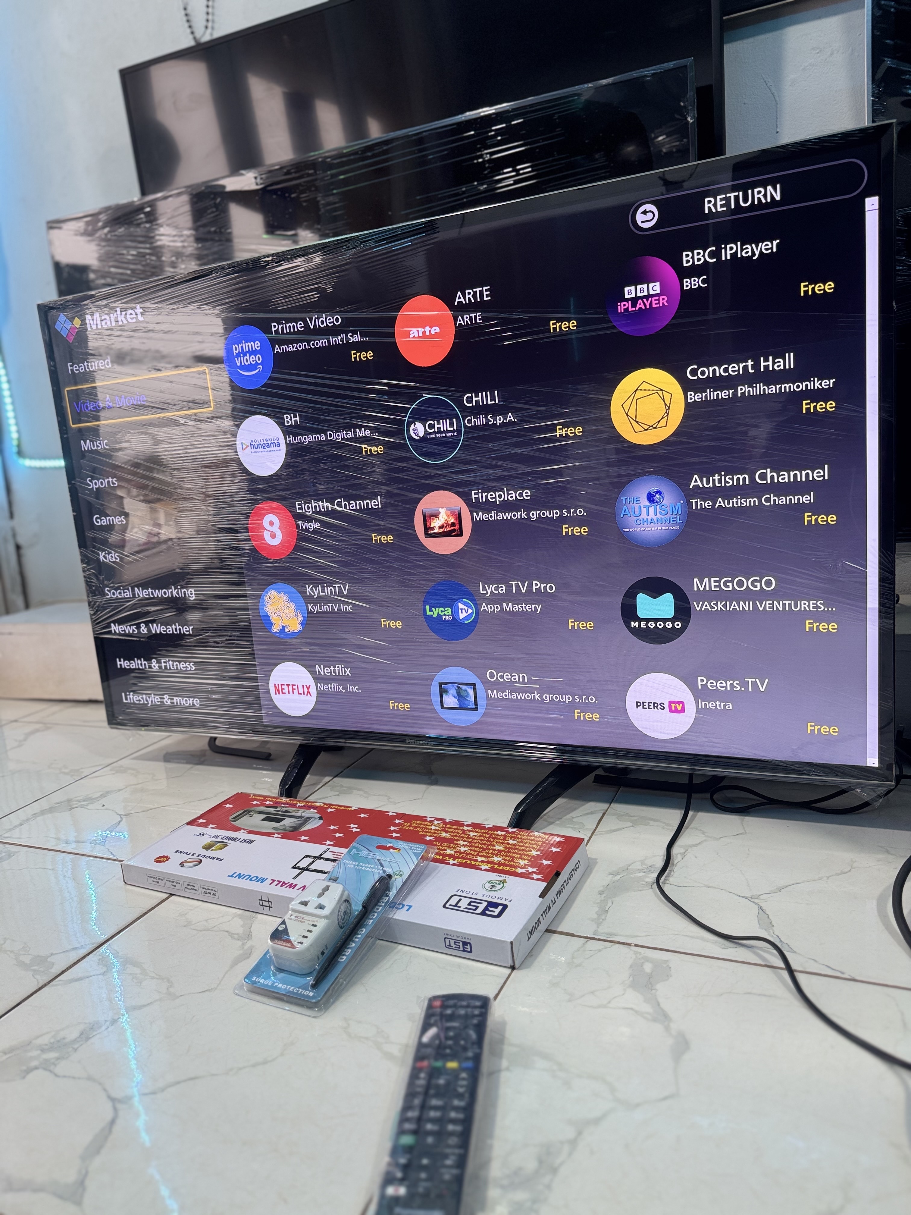 50inches full digital satellite 4k ultra hd led smart Panasonic tv