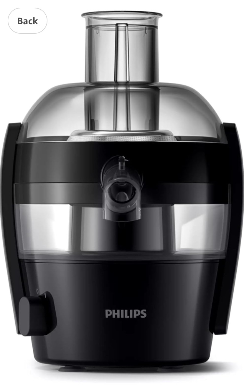 Philips Viva Collection Compact Juicer, 1.5 Litre, 500 Watt,