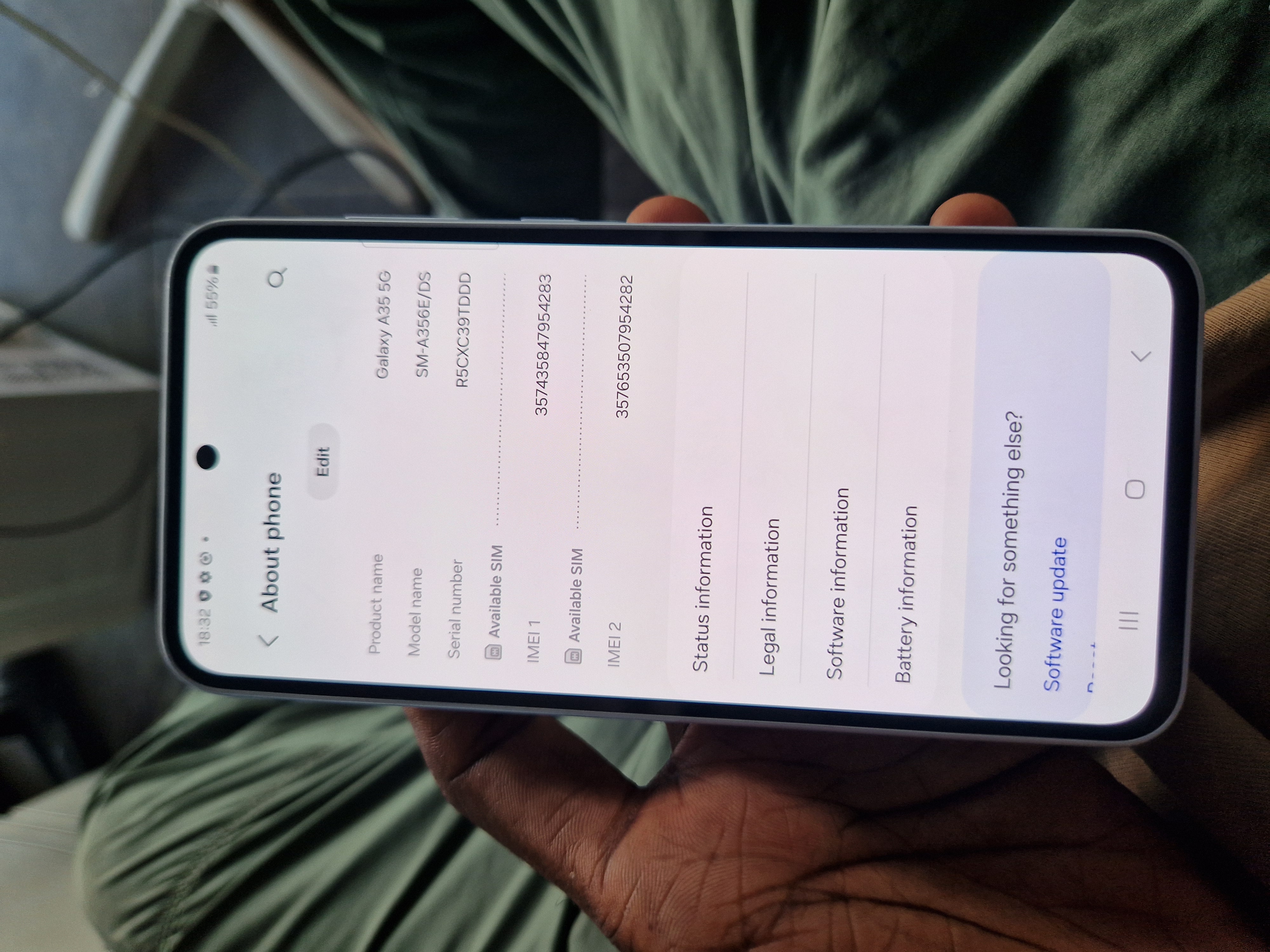 Samsung galaxy A35 256gb white