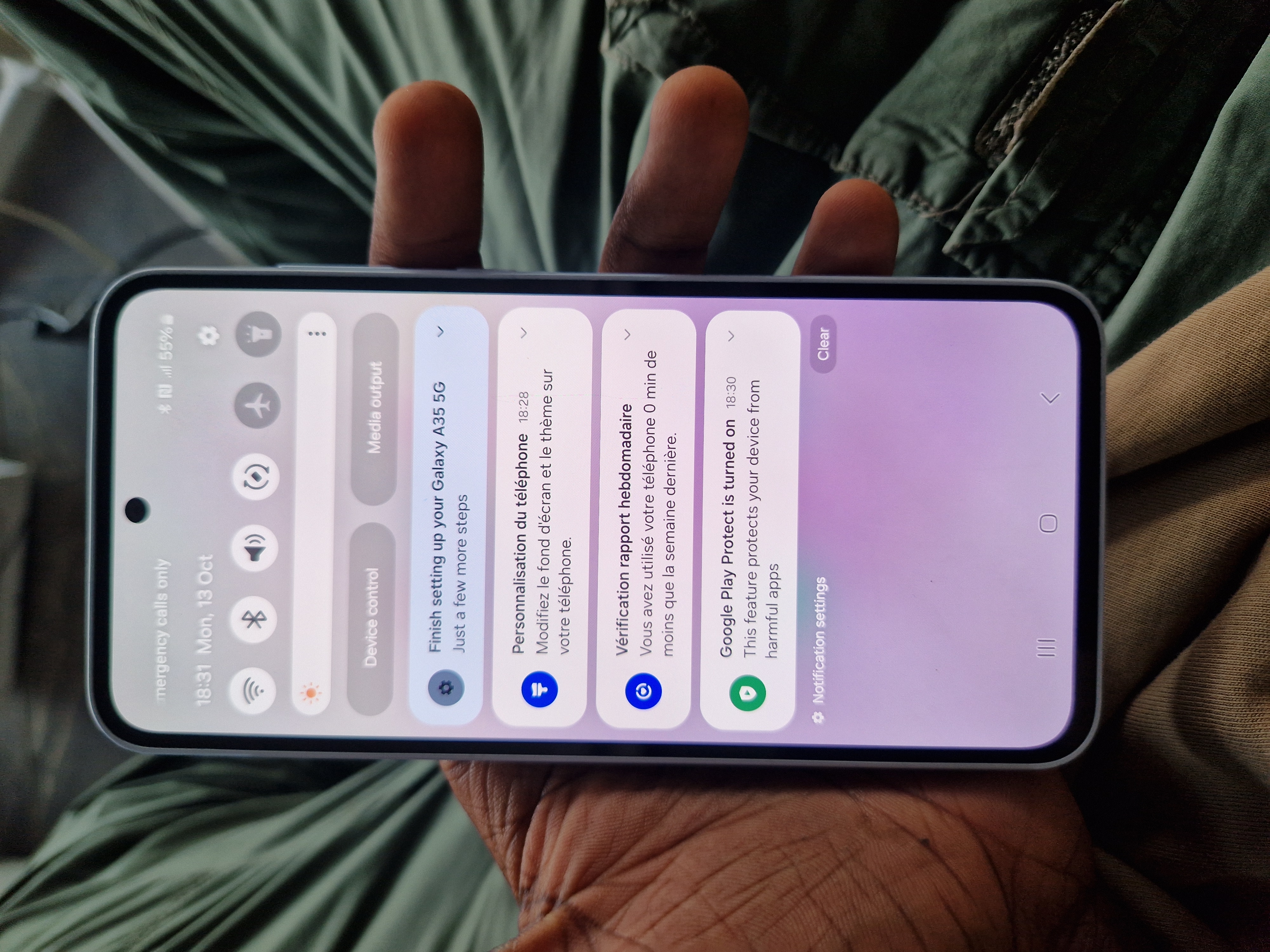 Samsung galaxy A35 256gb white