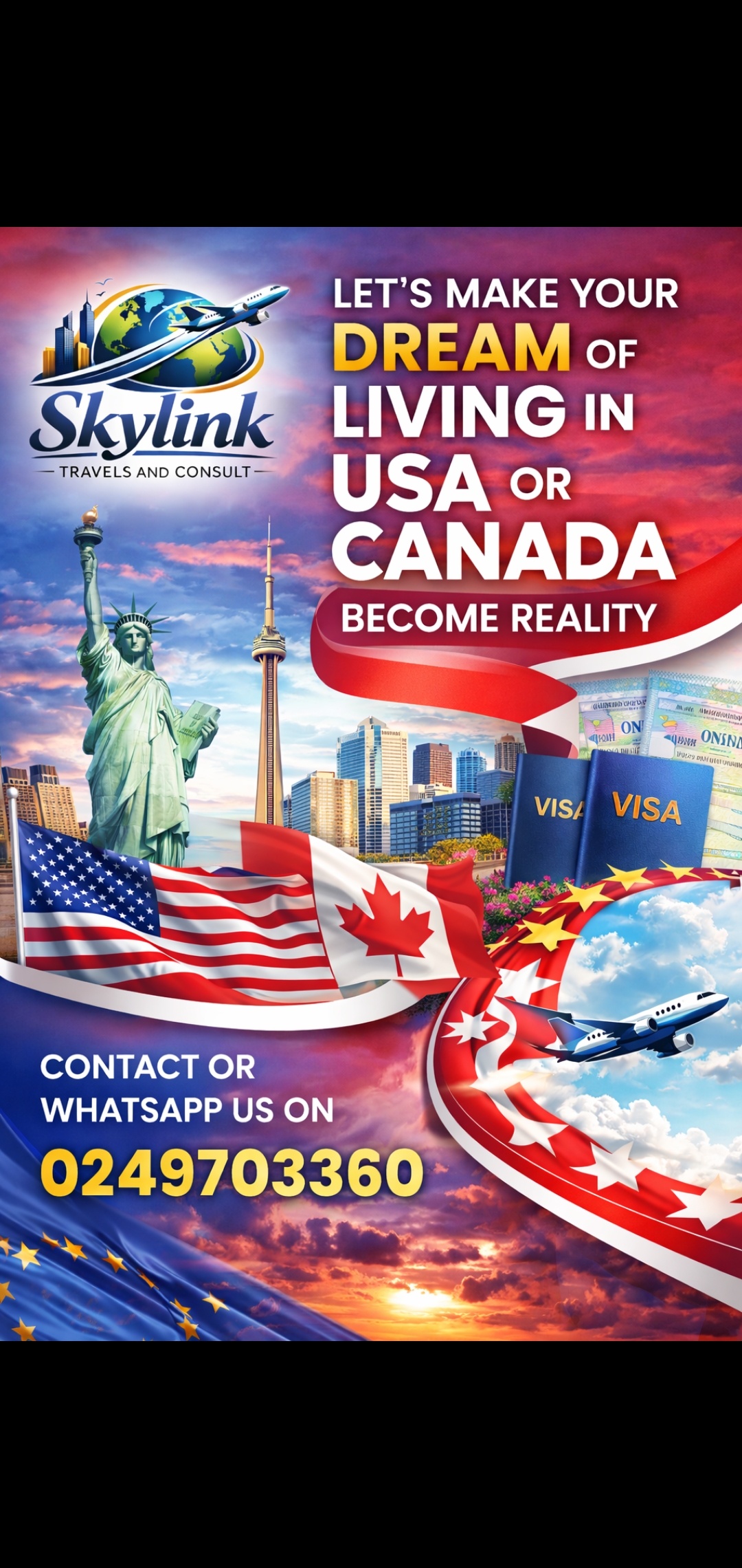 travel to USA or Canada