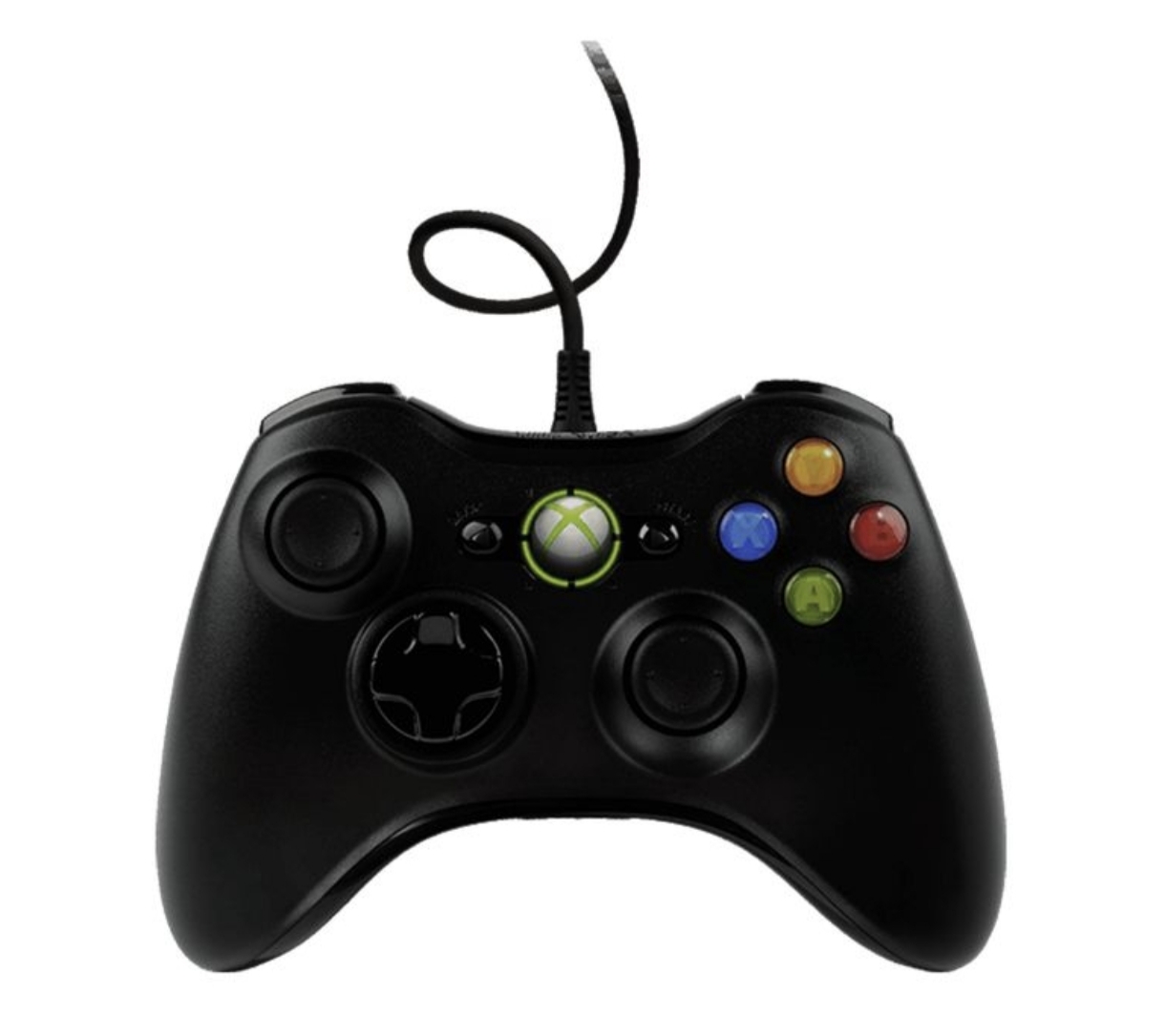 Black Xbox 360 Wired Controller