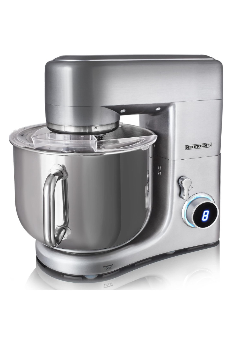 Heinrichs Food Processor Kneading Machine Stainless Steel Bowl 1800 W