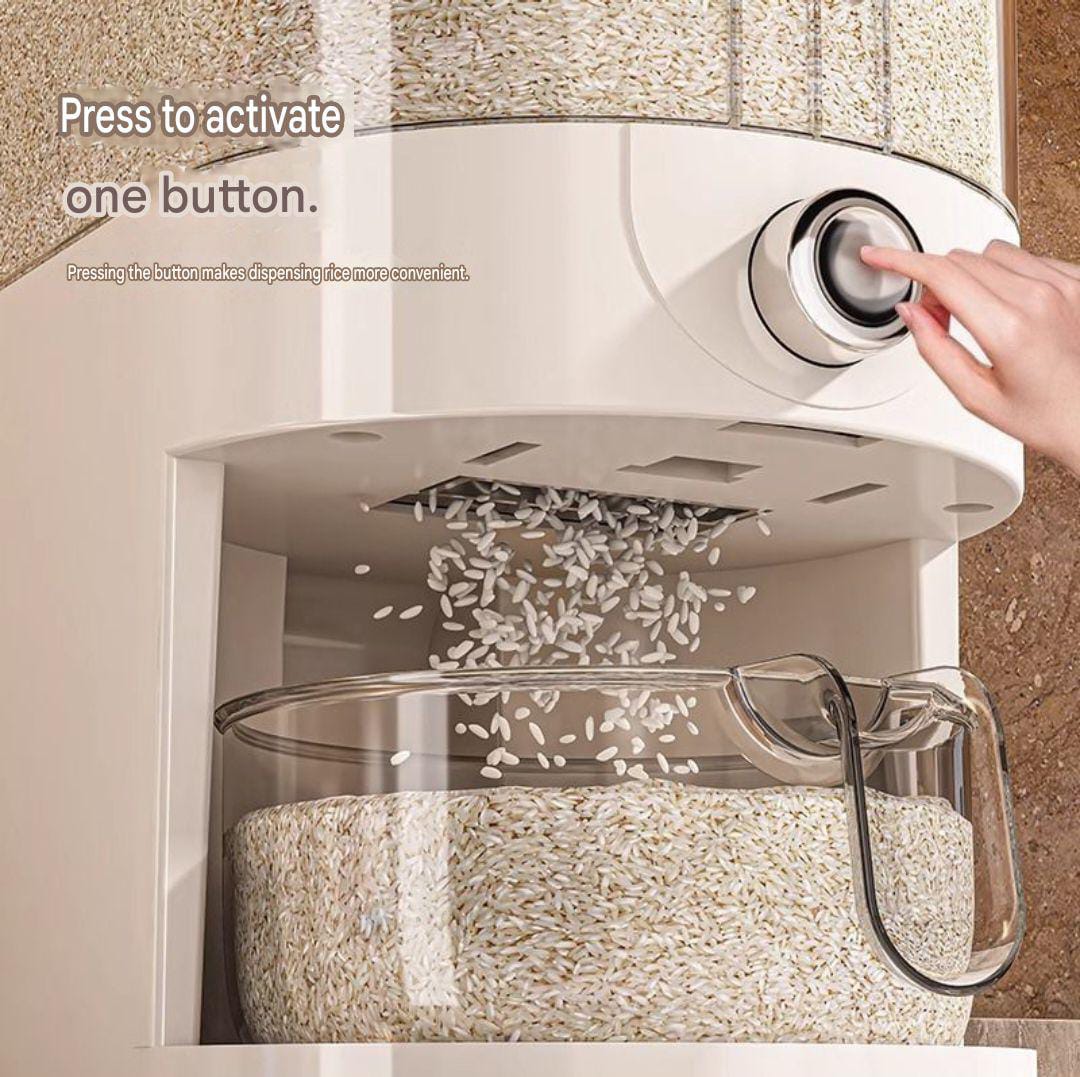 20Kg Automatic Rice Dispenser with Insect Repellent &amp; Measure