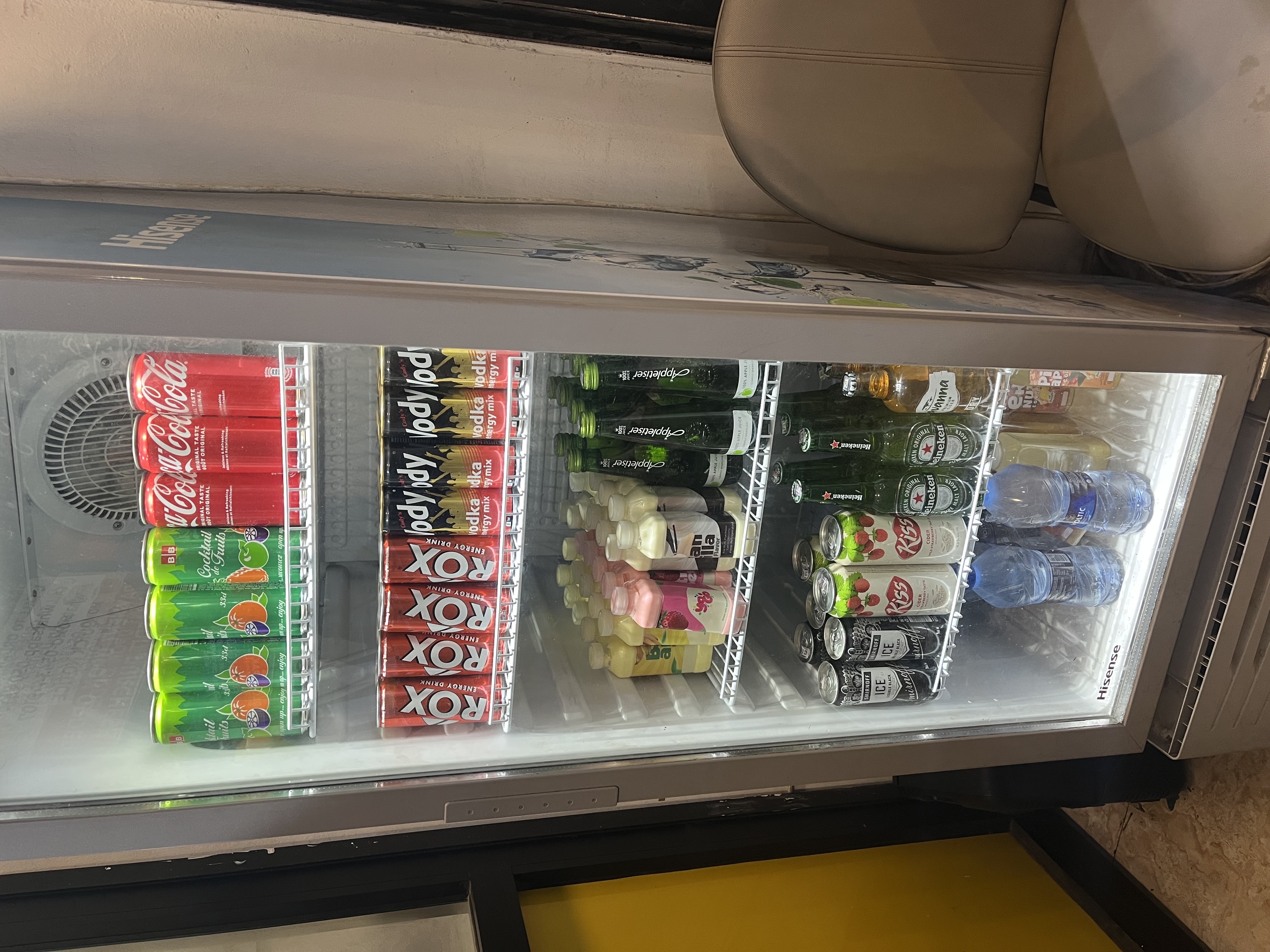 Hisense Commercial Beverage Cooler Refrigerator