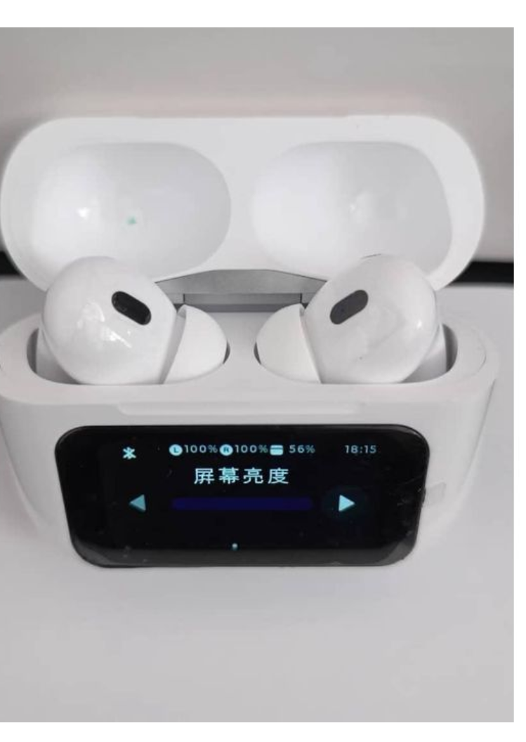 wireless Air pods with touch screen charging case
