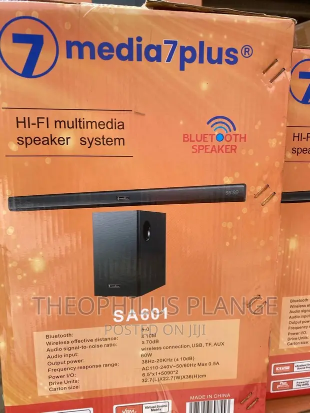 Media 7 Plus SA601 soundbar.