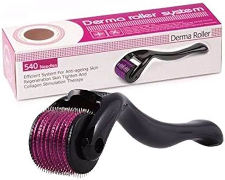 Derma Roller 0.5mm Microneedle – Hair &amp; Skin Treatment Tool