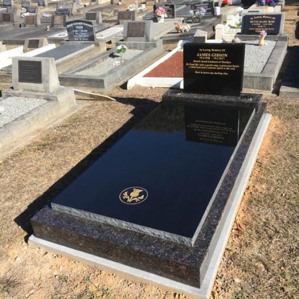Grave and tombstones