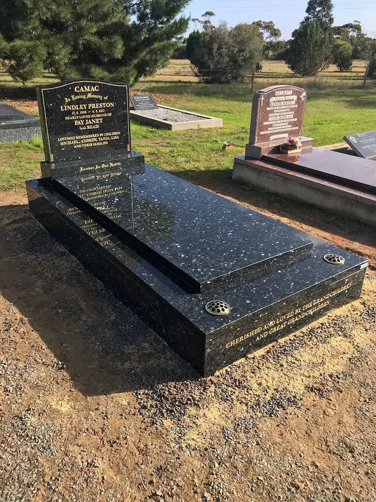 Grave and tombstones