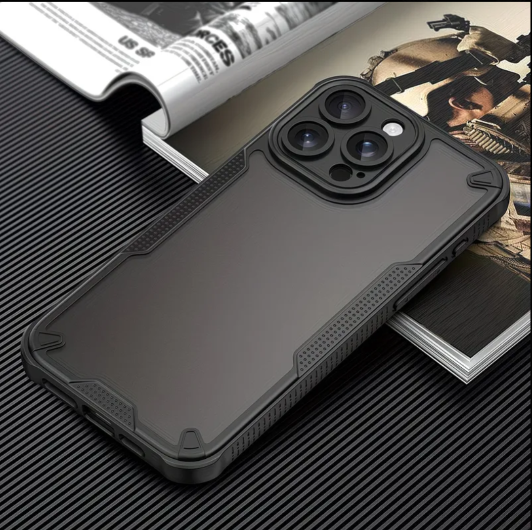 Skin Friendly Matte, Aesthetic, Minimalistic Phone Case With Protective Airbag At All Corners For iPhone 17 Pro Max, 17, 16 Pro Max, 16, 15 Pro Max, 15 Plus, 15, 14 Pro Max, 14 Pro, 23 Pro Max, 13, 12