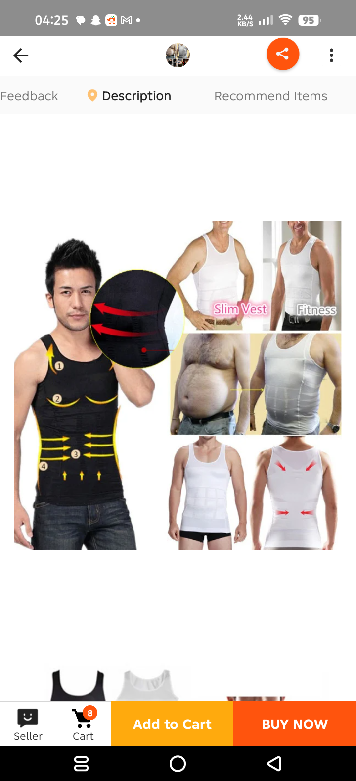 Men Slimming Vests