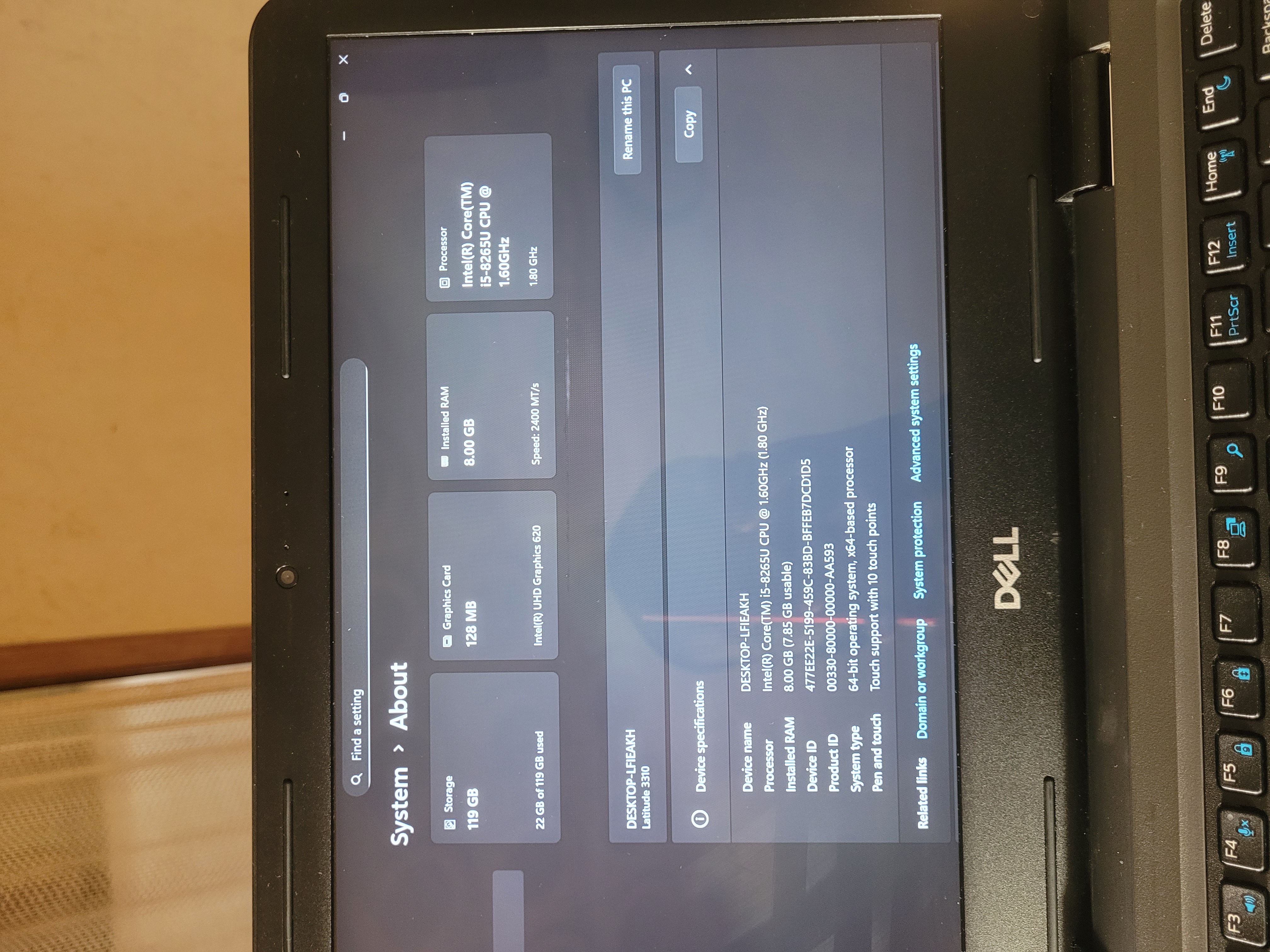 Dell Latitude 3310 - Touchscreen