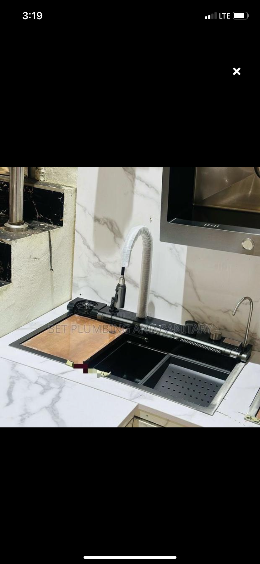 Smart kitchen sink_Led cabinet sink_Complete_Kitchen sink