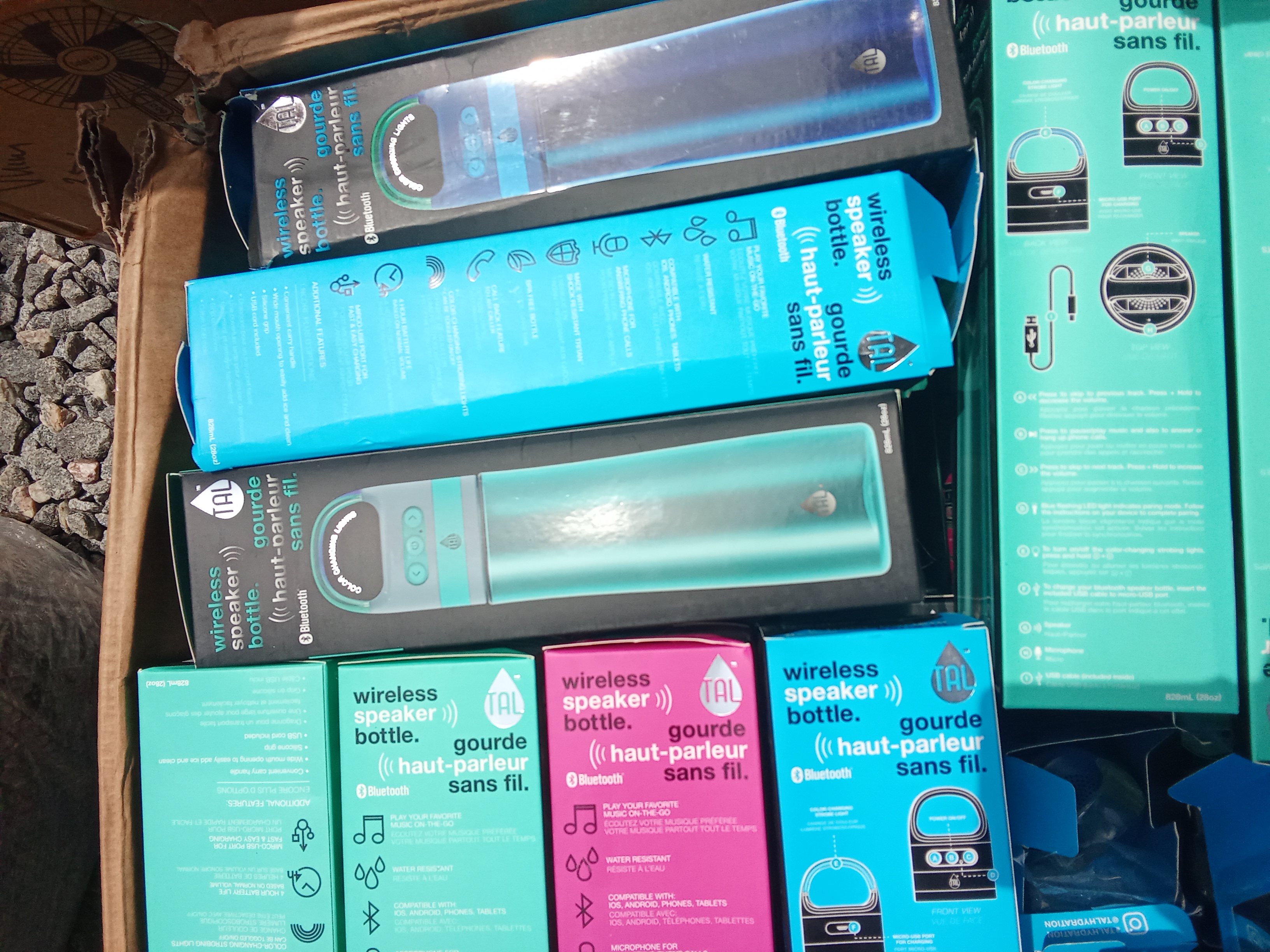 Bluetooth water bottle speaker