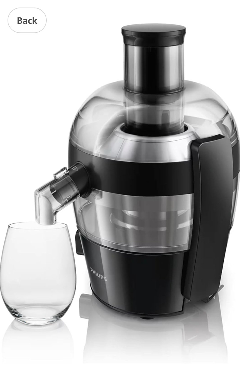 Philips Viva Collection Compact Juicer, 1.5 Litre, 500 Watt,