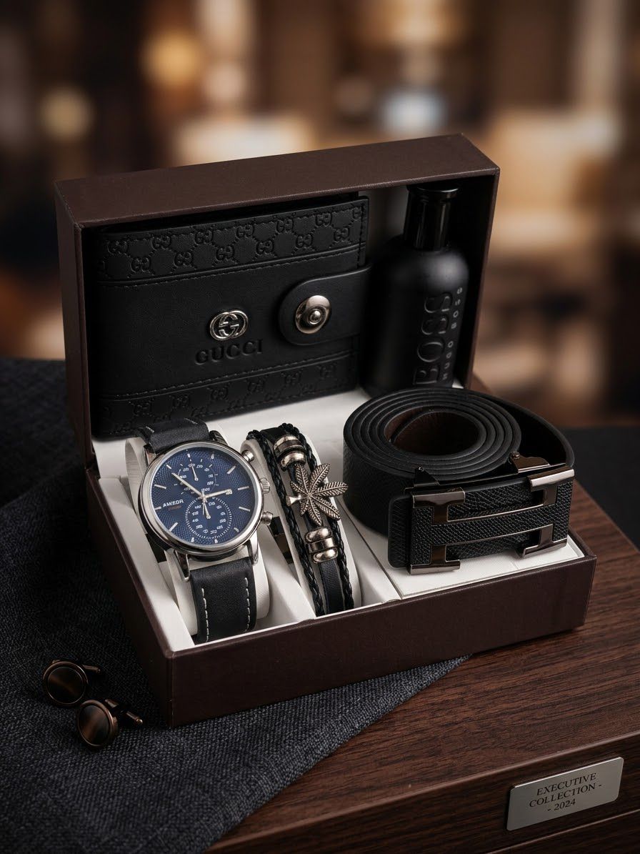 EXECUTIVE GENTLEMAN 5-PIECE LUXURY GIFT SET