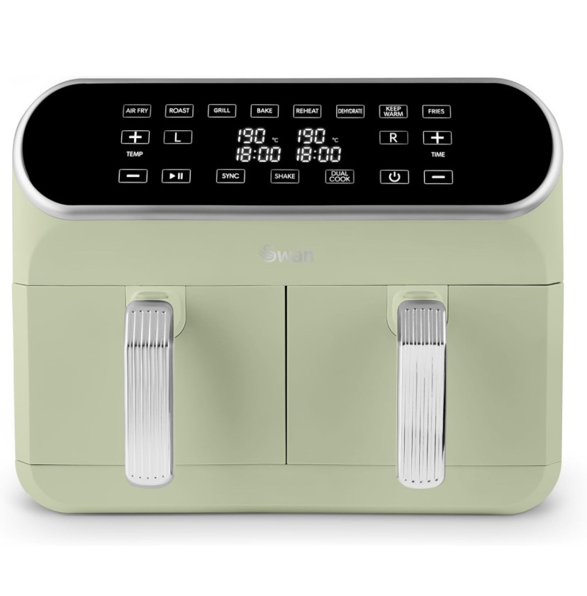 swan Retro Dual Air Fryer