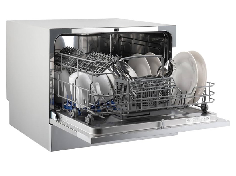 Willow Wttd6s 55cm Tabletop Dishwasher With 6 Place Settings,