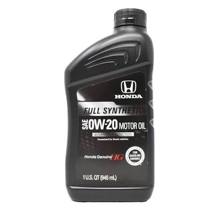 Honda 0W-20 fully synthetic engine oil
